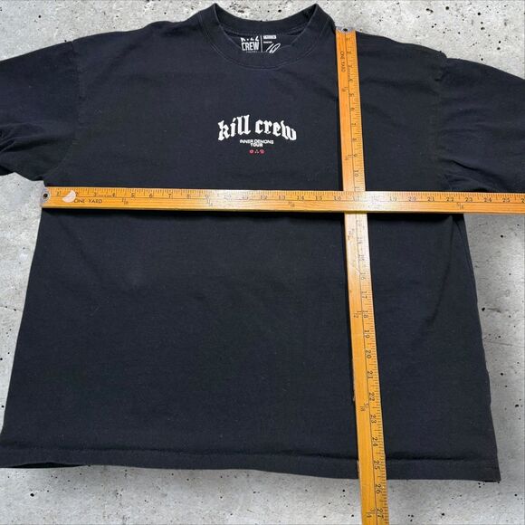 Kill Crew Inner Demons Tour Porrada Series Vol. 1 Black T-Shirt Size S Oversized - Picture 8 of 8